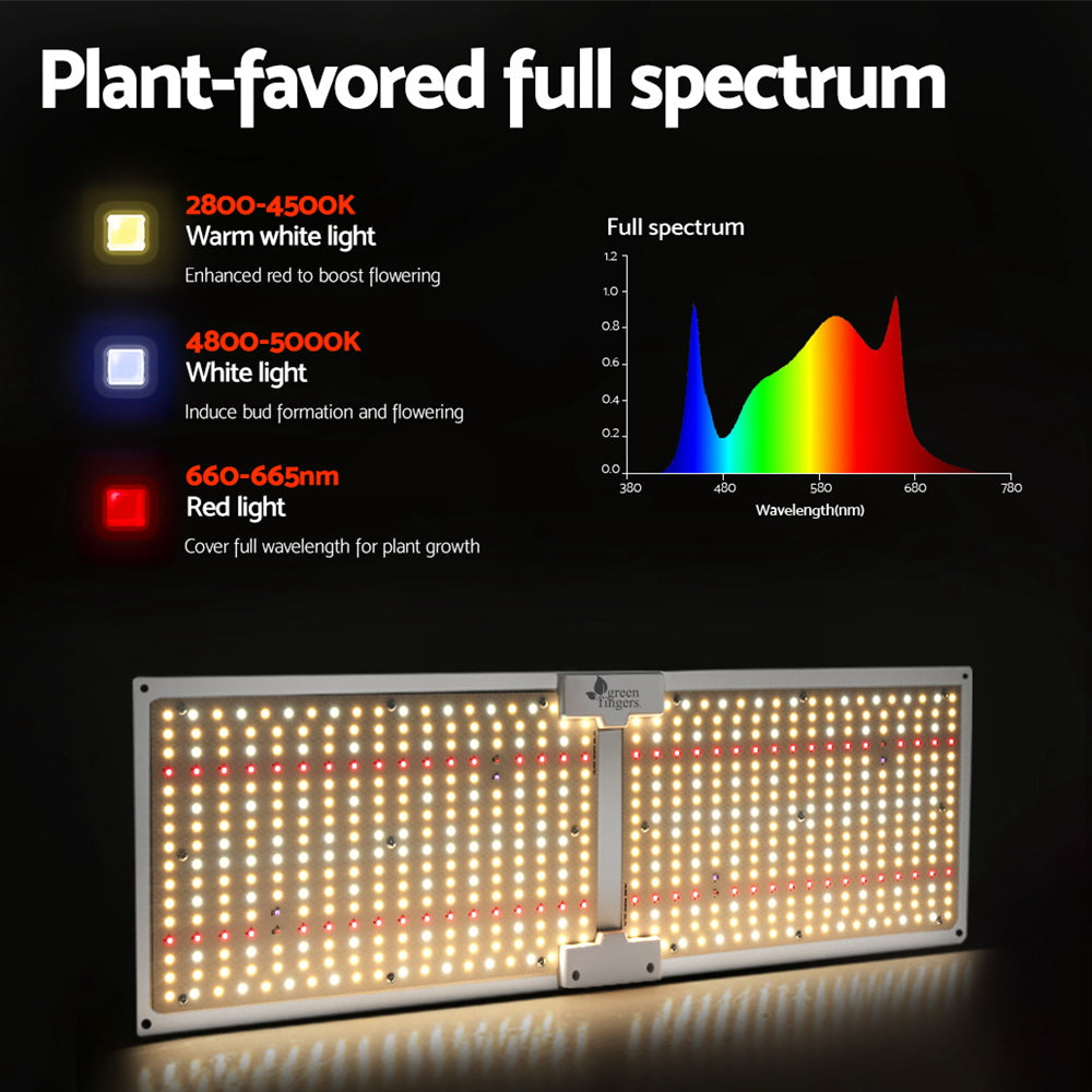 Greenfingers Max 3000W LED Grow Light Full Spectrum Indoor Veg Flower All Stage-Home &amp; Garden &gt; Green Houses-PEROZ Accessories