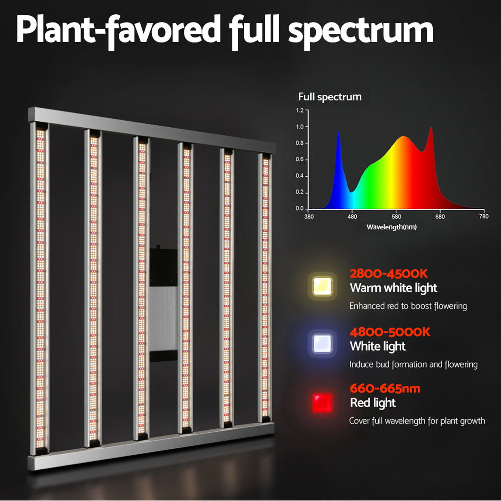 Greenfingers Grow Light Full Spectrum 7200W LED Lights Veg Flower All Stage-Home &amp; Garden &gt; Green Houses-PEROZ Accessories
