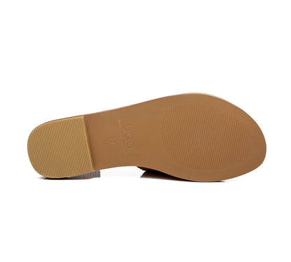 Australian Shepherd Women Sandal Sophie Slip On Slides-Sandals-PEROZ Accessories