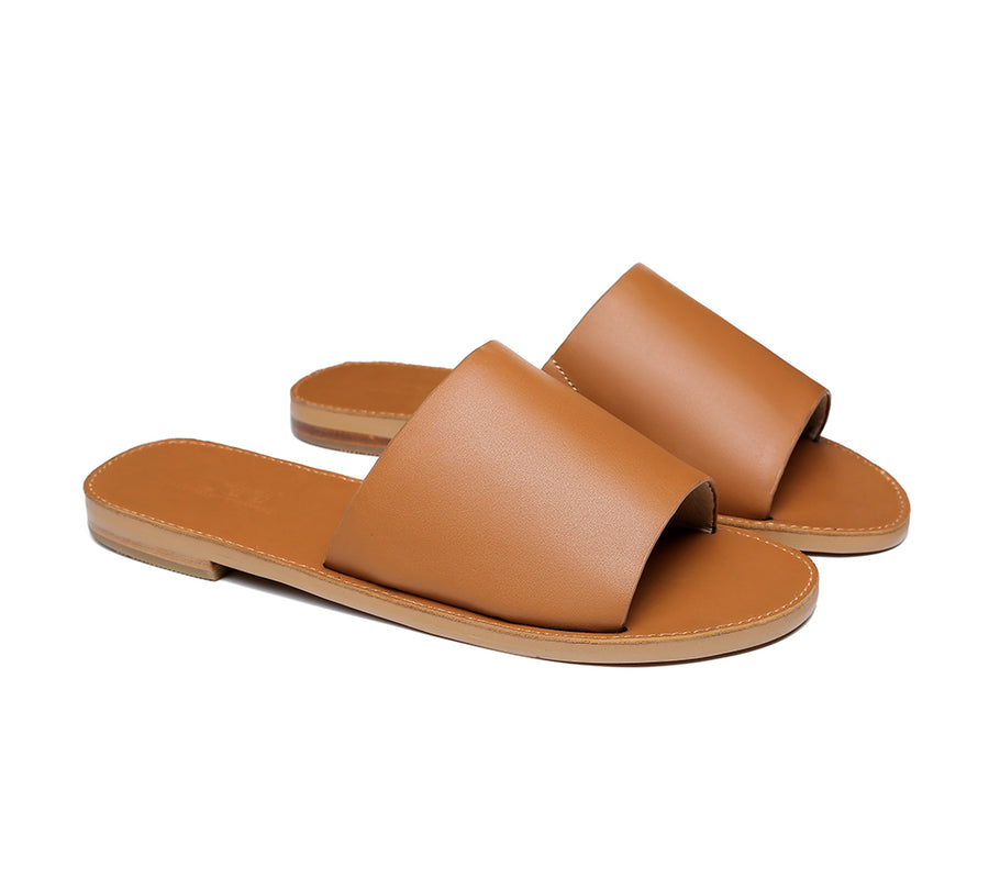 Australian Shepherd Women Sandal Sophie Slip On Slides-Sandals-PEROZ Accessories