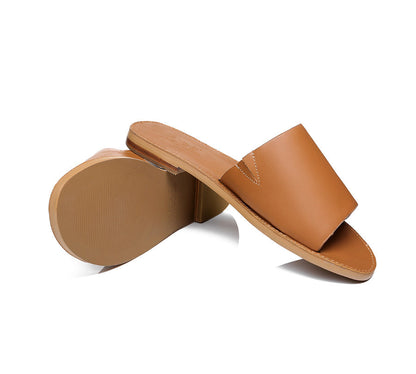 Australian Shepherd Women Sandal Sophie Slip On Slides-Sandals-PEROZ Accessories