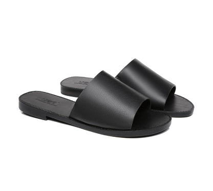 Australian Shepherd Women Sandal Sophie Slip On Slides-Sandals-PEROZ Accessories