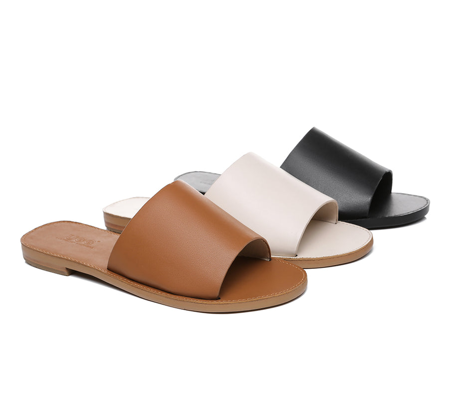 Australian Shepherd Women Sandal Sophie Slip On Slides-Sandals-PEROZ Accessories