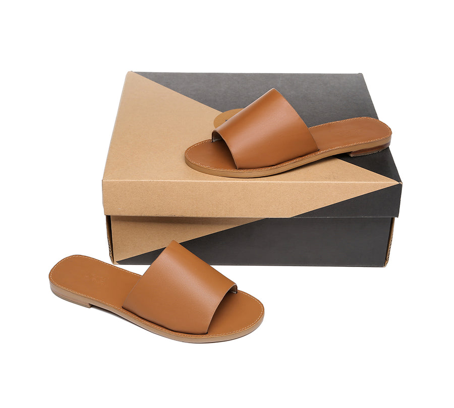 Australian Shepherd Women Sandal Sophie Slip On Slides-Sandals-PEROZ Accessories