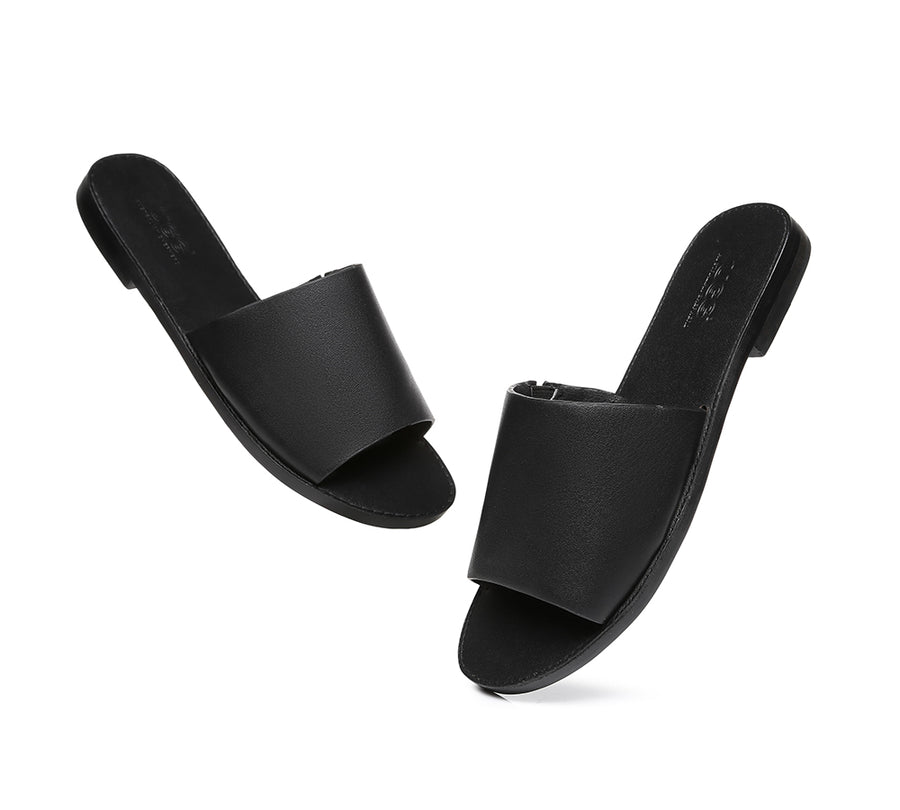 Australian Shepherd Women Sandal Sophie Slip On Slides-Sandals-PEROZ Accessories