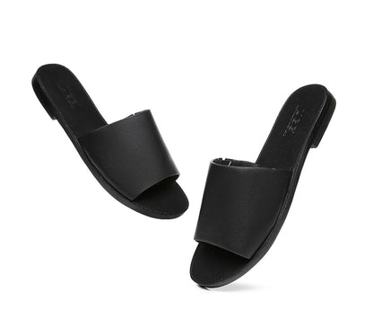 Australian Shepherd Women Sandal Sophie Slip On Slides-Sandals-PEROZ Accessories