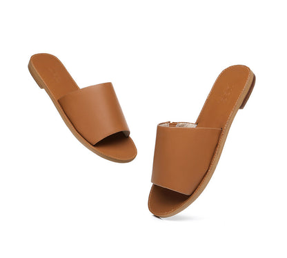 Australian Shepherd Women Sandal Sophie Slip On Slides-Sandals-PEROZ Accessories