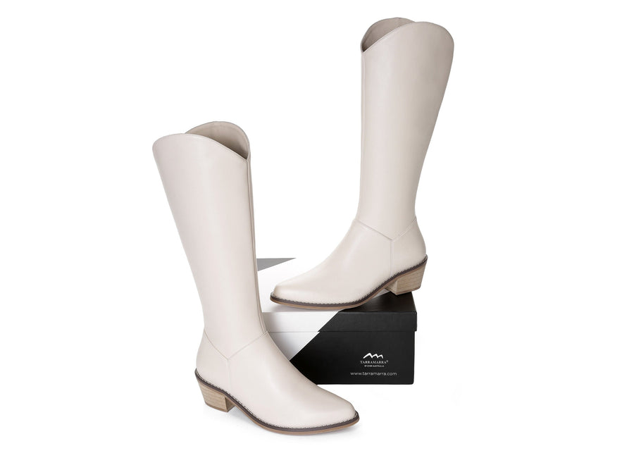 TARRAMARRA Women Leather Boots Catalina Knee-high-Boots-PEROZ Accessories