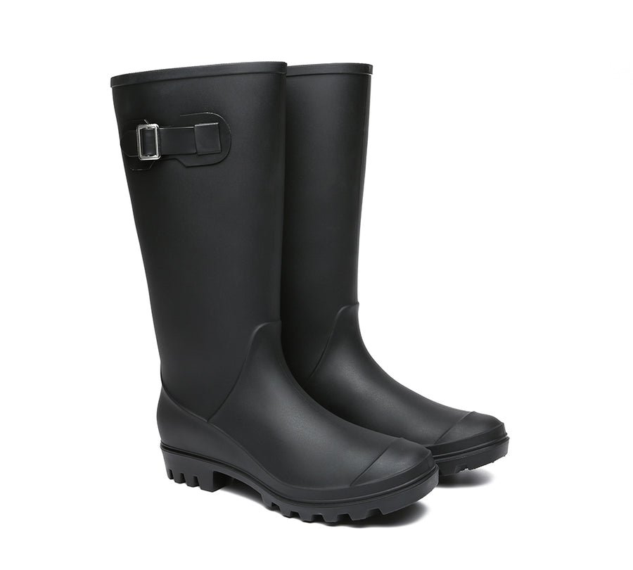 Australian Shepherd UGG Rainboots ,Tall Gumboots Women Veronica With Wool Insoles-Boots-PEROZ Accessories