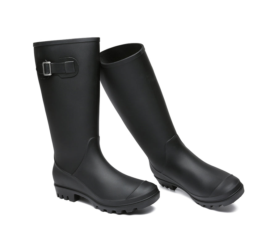 Australian Shepherd UGG Rainboots ,Tall Gumboots Women Veronica With Wool Insoles-Boots-PEROZ Accessories