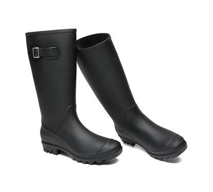 Australian Shepherd UGG Rainboots ,Tall Gumboots Women Veronica With Wool Insoles-Boots-PEROZ Accessories