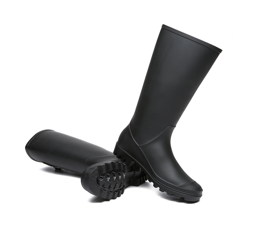 Australian Shepherd UGG Rainboots ,Tall Gumboots Women Veronica With Wool Insoles-Boots-PEROZ Accessories