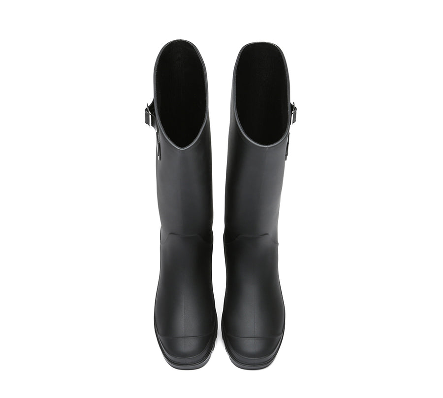 Australian Shepherd UGG Rainboots ,Tall Gumboots Women Veronica With Wool Insoles-Boots-PEROZ Accessories