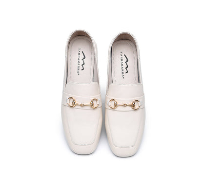 TARRAMARRA Leather Low Block Heels Women Mia-Heels-PEROZ Accessories
