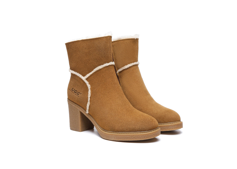 Australian Shepherd AS UGG Women Heels Betta-Boots-PEROZ Accessories