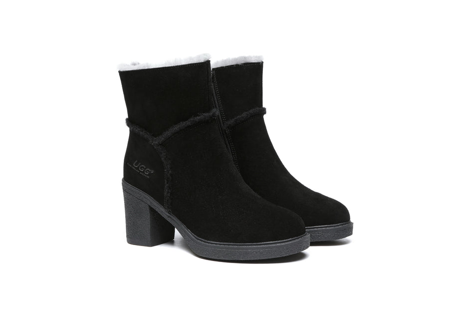 Australian Shepherd AS UGG Women Heels Betta-Boots-PEROZ Accessories