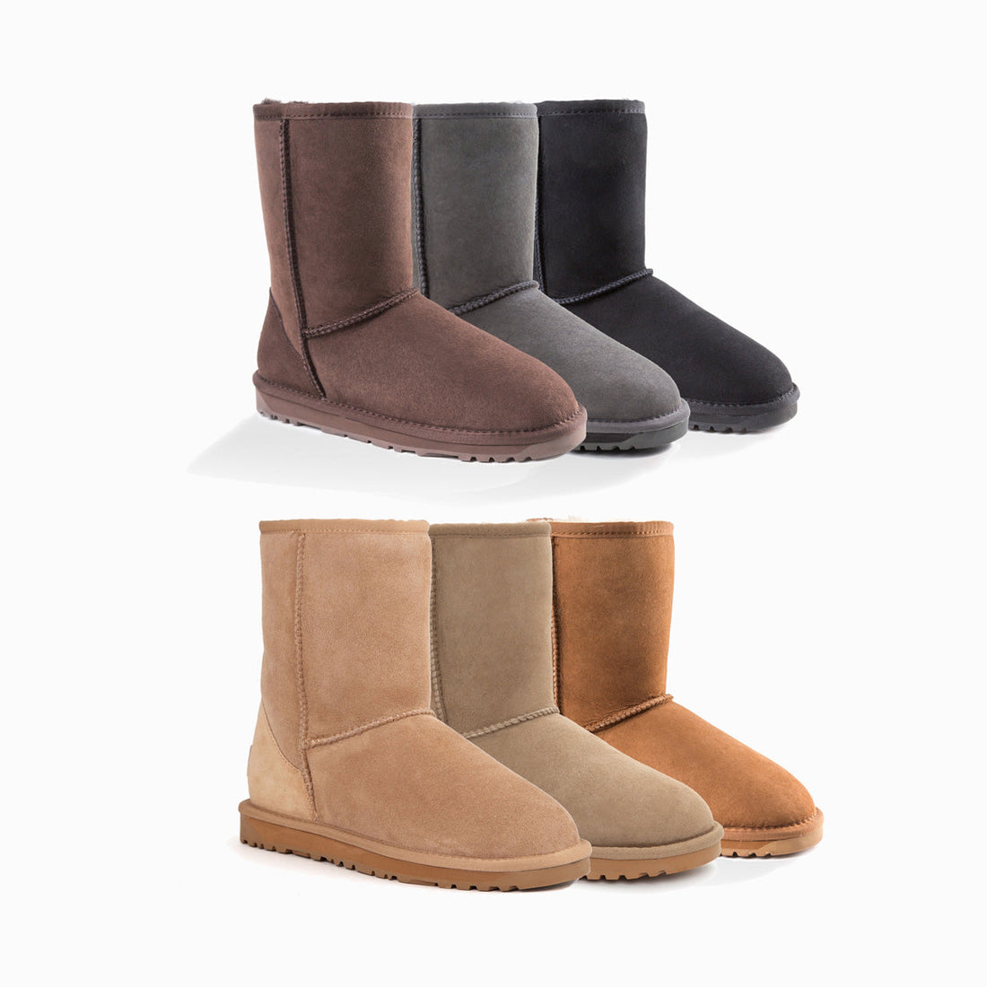 Ugg Classic Short Boots (Water Resistant)-Boots-PEROZ Accessories