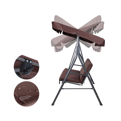 Gardeon Outdoor Swing Chair Hammock 3 Seater Garden Canopy Bench Seat Backyard-Furniture &gt; Outdoor-PEROZ Accessories