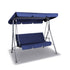 Gardeon Canopy Swing Chair - Navy-Furniture > Outdoor-PEROZ Accessories