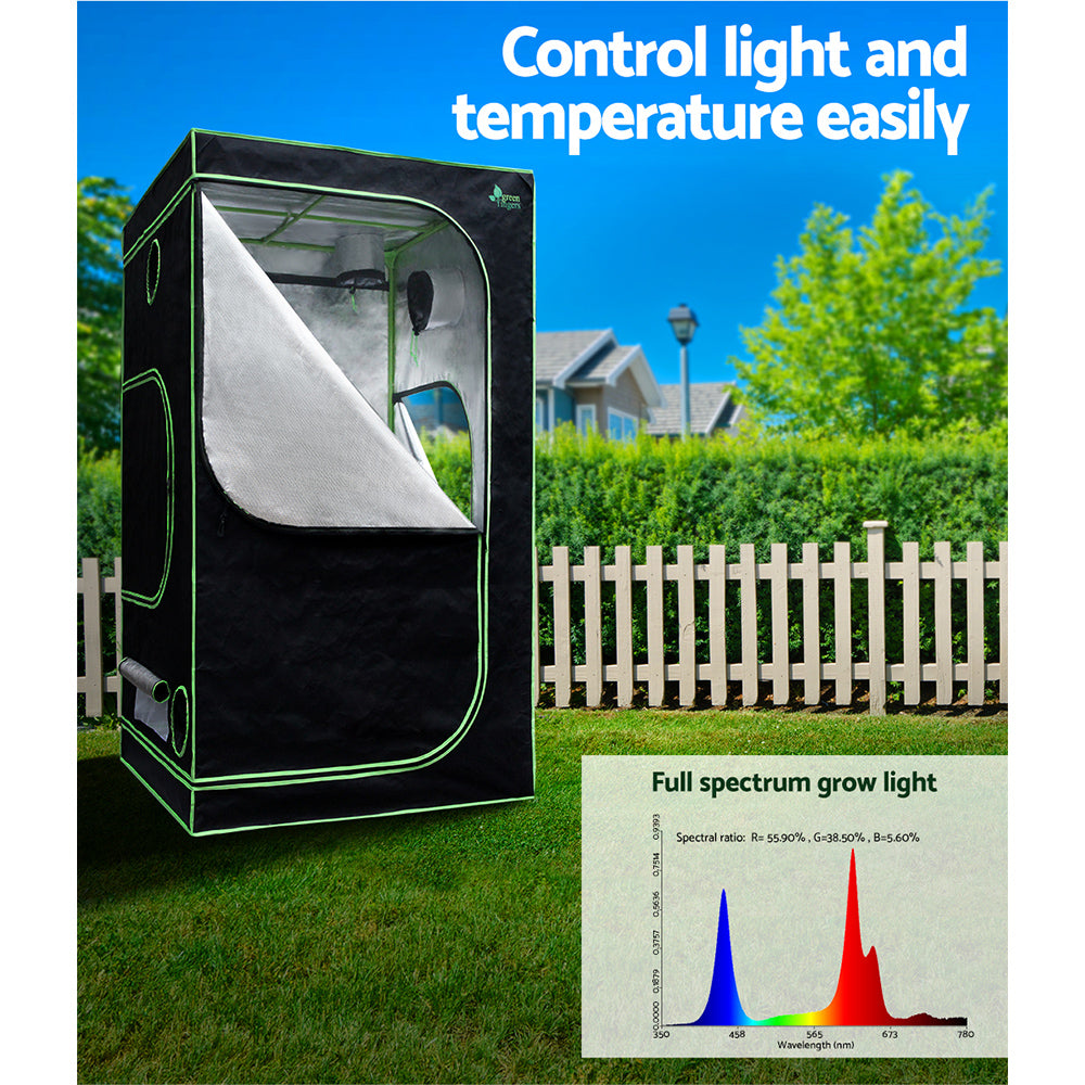 Greenfingers Grow Tent 4500W LED Grow Light Hydroponics Kits Hydroponic System-Home &amp; Garden &gt; Green Houses-PEROZ Accessories