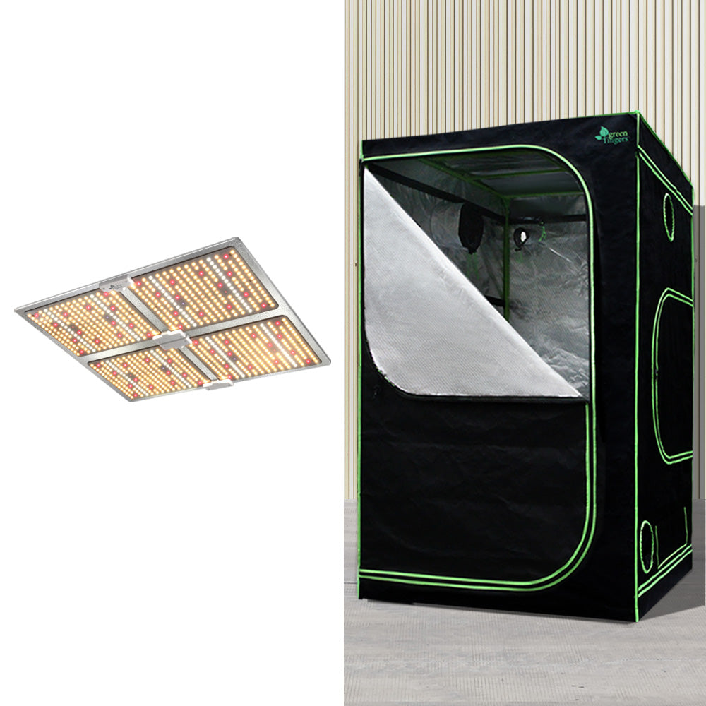 Greenfingers Grow Tent 4500W LED Grow Light Hydroponics Kits Hydroponic System-Home &amp; Garden &gt; Green Houses-PEROZ Accessories