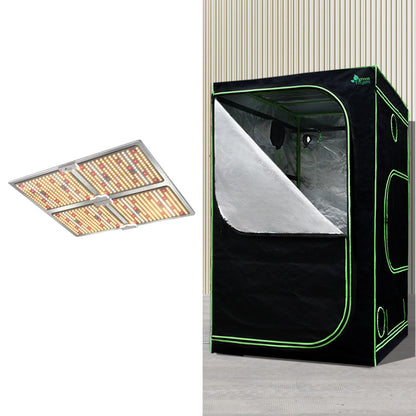 Greenfingers Grow Tent 4500W LED Grow Light Hydroponics Kits Hydroponic System-Home &amp; Garden &gt; Green Houses-PEROZ Accessories