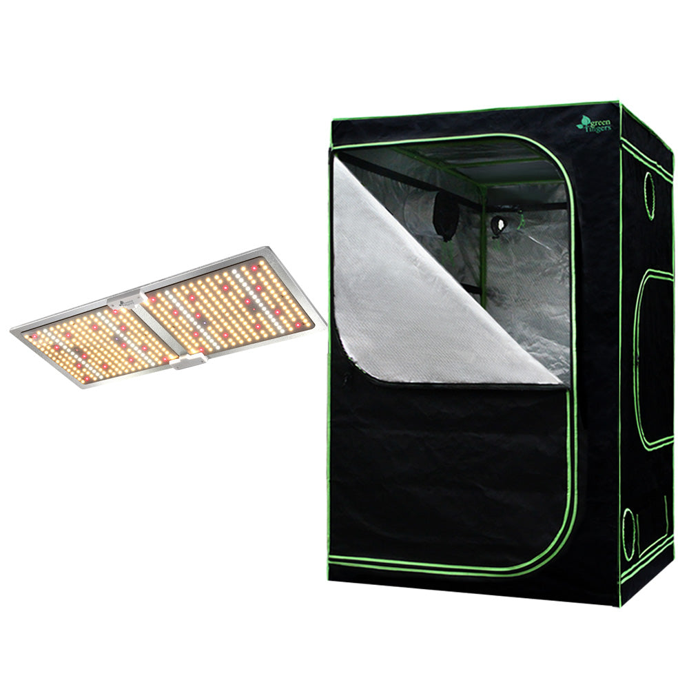 Greenfingers Grow Tent 2200W LED Grow Light Hydroponics Kits System 1.2x1.2x2M-Home &amp; Garden &gt; Green Houses-PEROZ Accessories