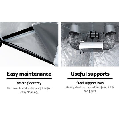 Greenfingers Grow Tent Kits Hydroponics Kit Indoor Grow System 142X100X180CM-Home &amp; Garden &gt; Green Houses-PEROZ Accessories