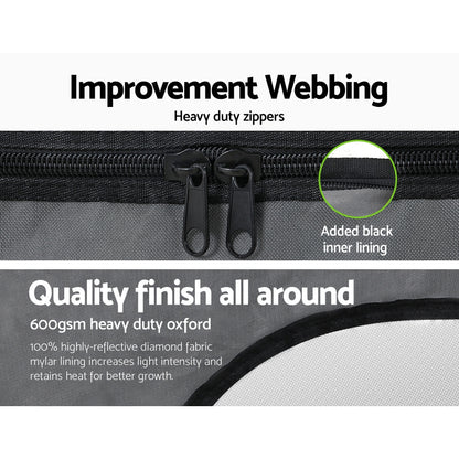 Greenfingers Grow Tent Kits Hydroponics Kit Indoor Grow System 142X100X180CM-Home &amp; Garden &gt; Green Houses-PEROZ Accessories