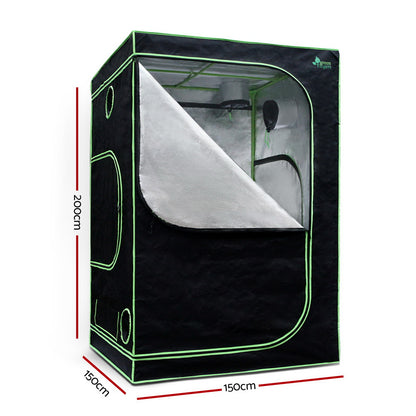 Green Fingers 150cm Hydroponic Grow Tent-Home &amp; Garden &gt; Green Houses-PEROZ Accessories