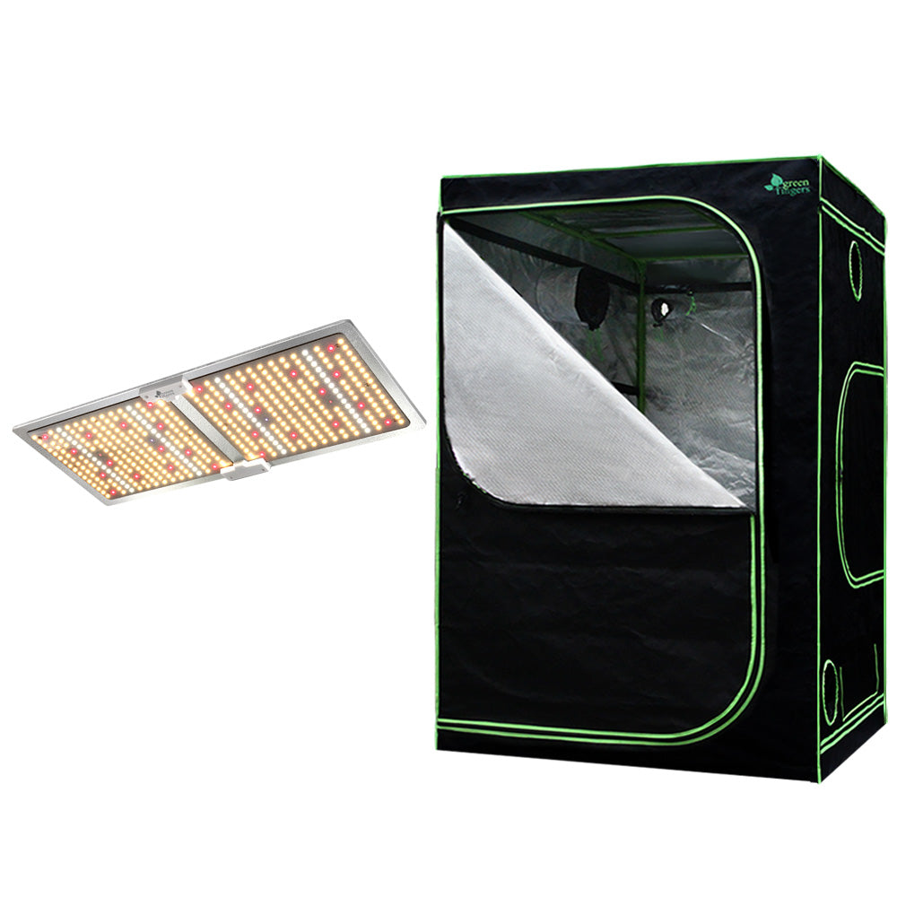 Greenfingers Grow Tent 2200W LED Grow Light Hydroponic Kits System 1.5x1.5x2M-Home &amp; Garden &gt; Green Houses-PEROZ Accessories
