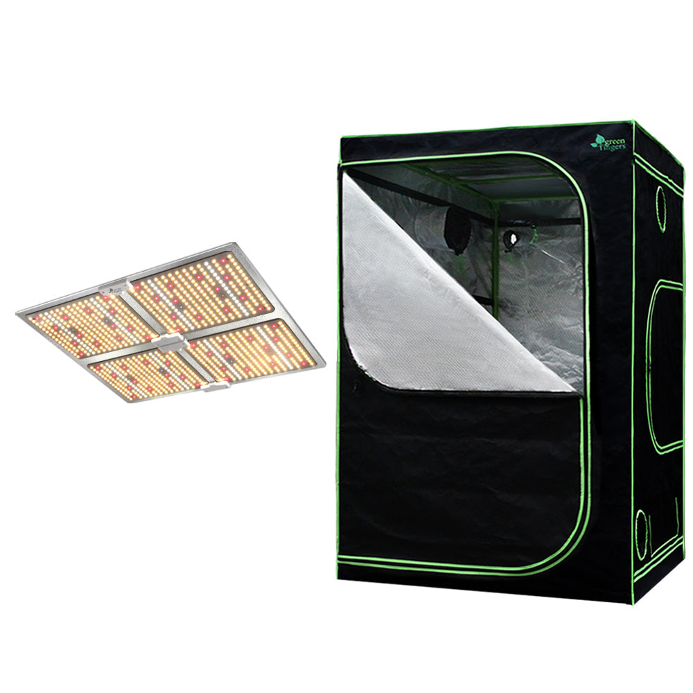 Greenfingers Grow Tent 4500W LED Grow Light Hydroponic Kits System 1.5x1.5x2M-Home &amp; Garden &gt; Green Houses-PEROZ Accessories