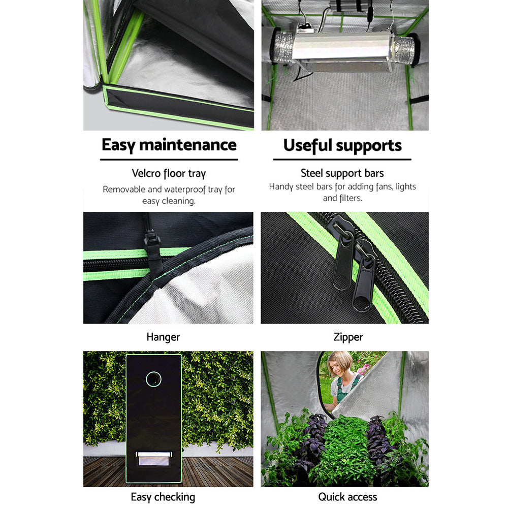 Green Fingers 80cm Hydroponic Grow Tent-Home &amp; Garden &gt; Green Houses-PEROZ Accessories