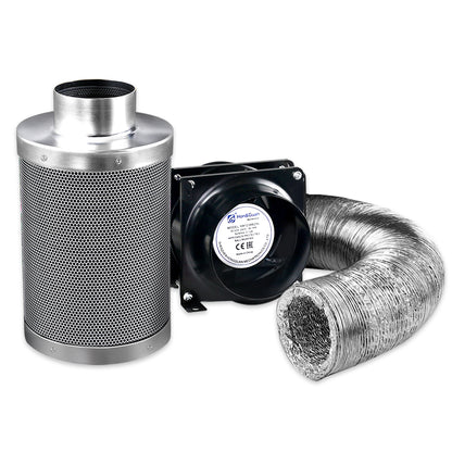 Greenfingers Ventilation Fan and Active Carbon Filter Ducting Kit-Home &amp; Garden &gt; Green Houses-PEROZ Accessories