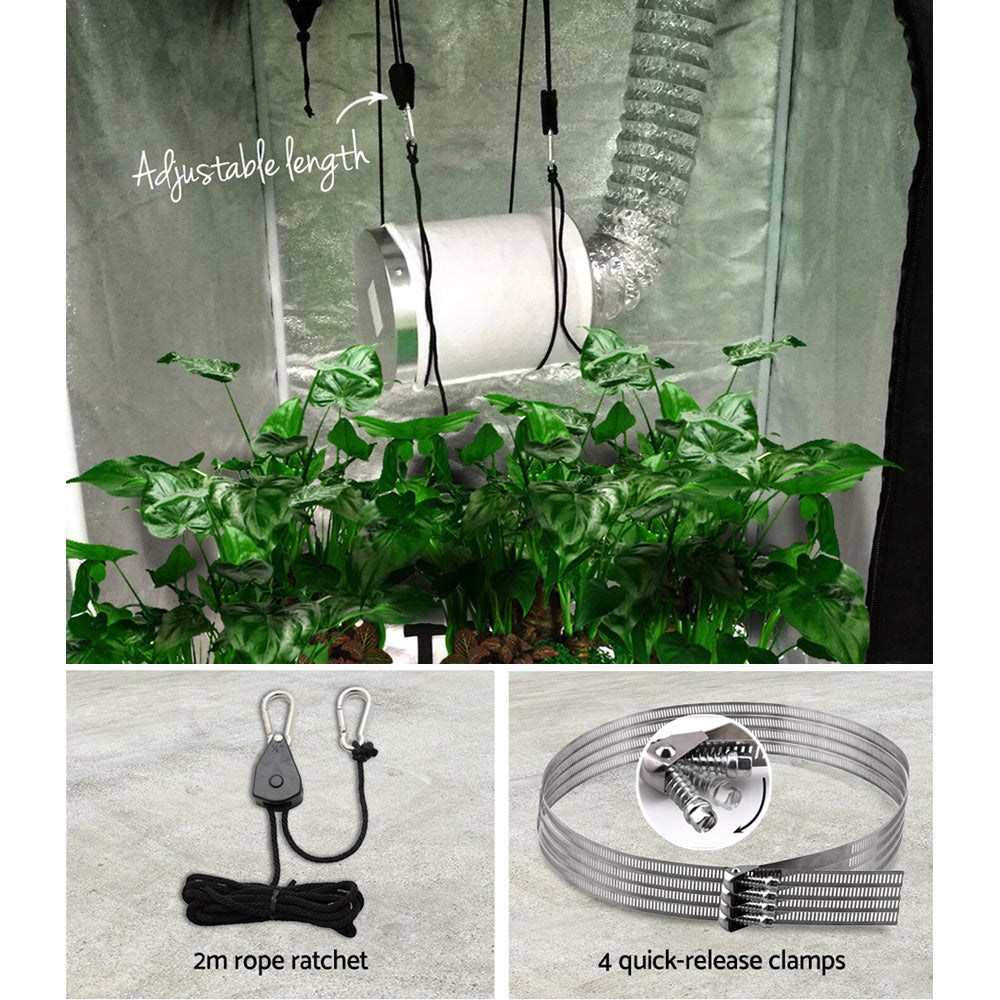 Greenfingers Ventilation Fan and Active Carbon Filter Ducting Kit-Home &amp; Garden &gt; Green Houses-PEROZ Accessories