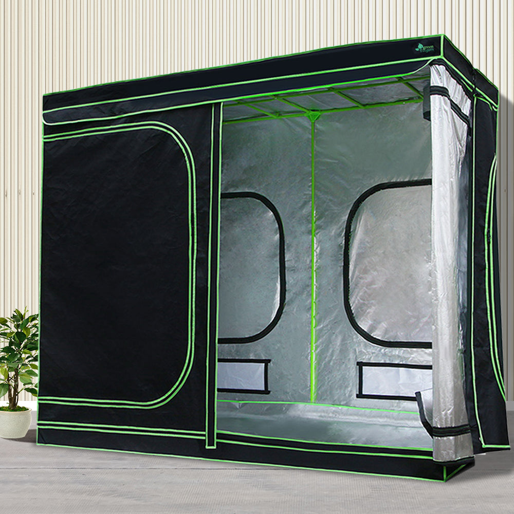 Greenfingers Grow Tent 2000W LED Grow Light 240X120X200cm Mylar 6&quot; Ventilation-Home &amp; Garden &gt; Green Houses-PEROZ Accessories