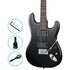 Alpha Electric Guitar Music String Instrument Rock Black Carry Bag Steel String-Audio & Video > Musical Instrument & Accessories-PEROZ Accessories