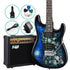 Alpha Electric Guitar Music String Instrument Rock Amplifier Pick Bag Set Blue-Audio & Video > Musical Instrument & Accessories-PEROZ Accessories