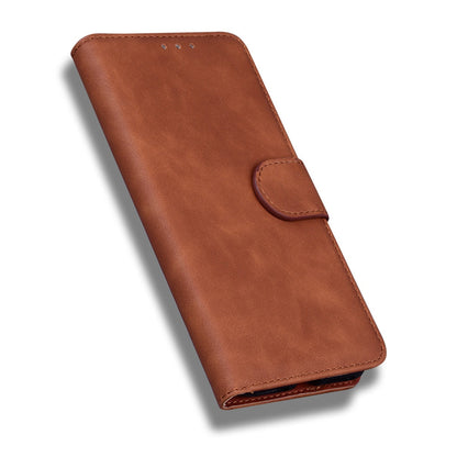 Anymob iPhone Case Brown Magnetic Leather Wallet Flip Solid Color Phone Cover-Mobile Phone Cases-PEROZ Accessories