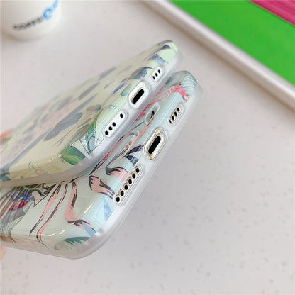 Anymob iPhone Dark Blue Marble Phone Case Soft Silicone Cover-Mobile Phone Cases-PEROZ Accessories