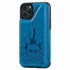 Anymob iPhone Case Blue Cartoon Skull Leather Wallet Flip Multi Card Holder Cover-Mobile Phone Cases-PEROZ Accessories