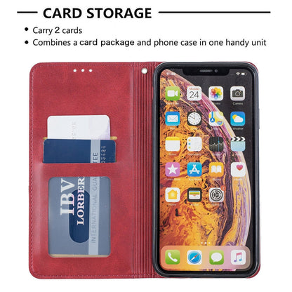 Anymob iPhone Case Gray Flip Wallet Luxury Vintage Business Leather Magnetic Phone Bag-Mobile Phone Cases-PEROZ Accessories