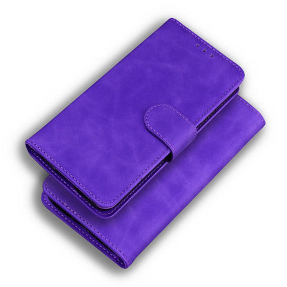 Anymob iPhone Case Black Magnetic Leather Wallet Flip Solid Color Phone Cover-Mobile Phone Cases-PEROZ Accessories