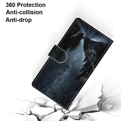 Anymob Samsung Case Purple Cheetah Painted Magnetic Flip Leather Card slot Wallet Book Style Cover-Mobile Phone Cases-PEROZ Accessories