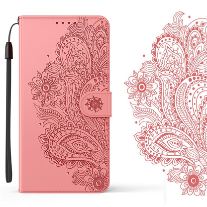Anymob iPhone Violet Flip Leather Phone Cases Peacock Pattern Wallet Cover-Mobile Phone Cases-PEROZ Accessories