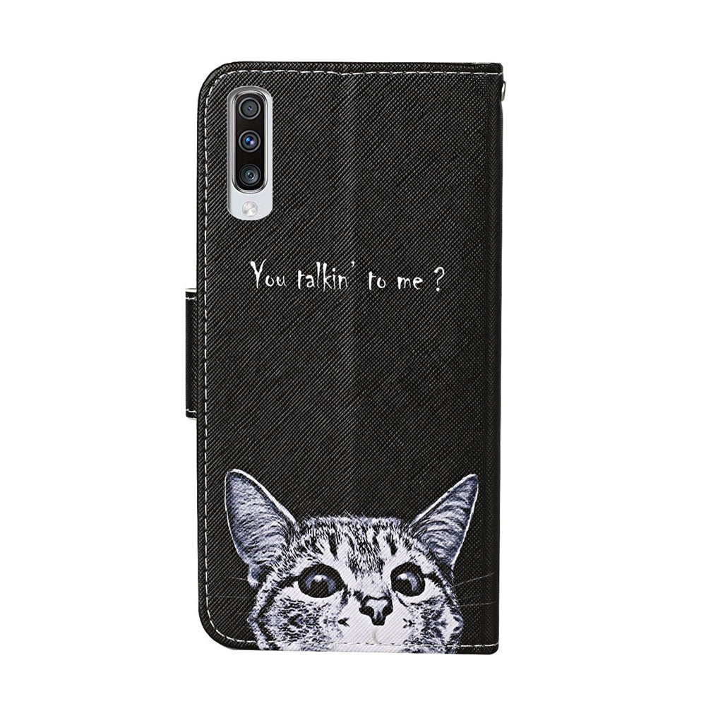 Phone Cases on For Samsung Galaxy A51 A71 A41 A31 A21 A11 A21S A01 Leather Flip Stand Cover For Samsung A10 A20 A30 A40 A50 Capa-Mobile Phone Cases-PEROZ Accessories