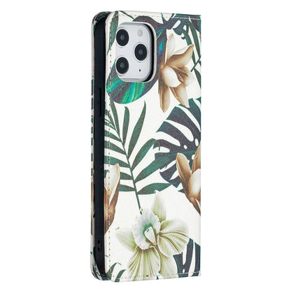 Anymob iPhone Case Flip Leather Rainbow Flower Magnetic Card slot Wallet Cover-Mobile Phone Cases-PEROZ Accessories