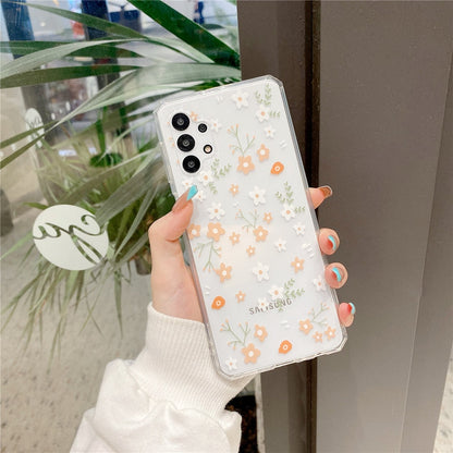 Anymob Samsung Multicolor Roses Flowers Soft Silicone Phone Case Transparent Cover-Mobile Phone Cases-PEROZ Accessories