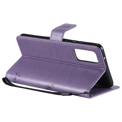 Anymob Samsung Violet Leather Flip Case Wallet Cases Phone Bag Shell Cover-Mobile Phone Cases-PEROZ Accessories