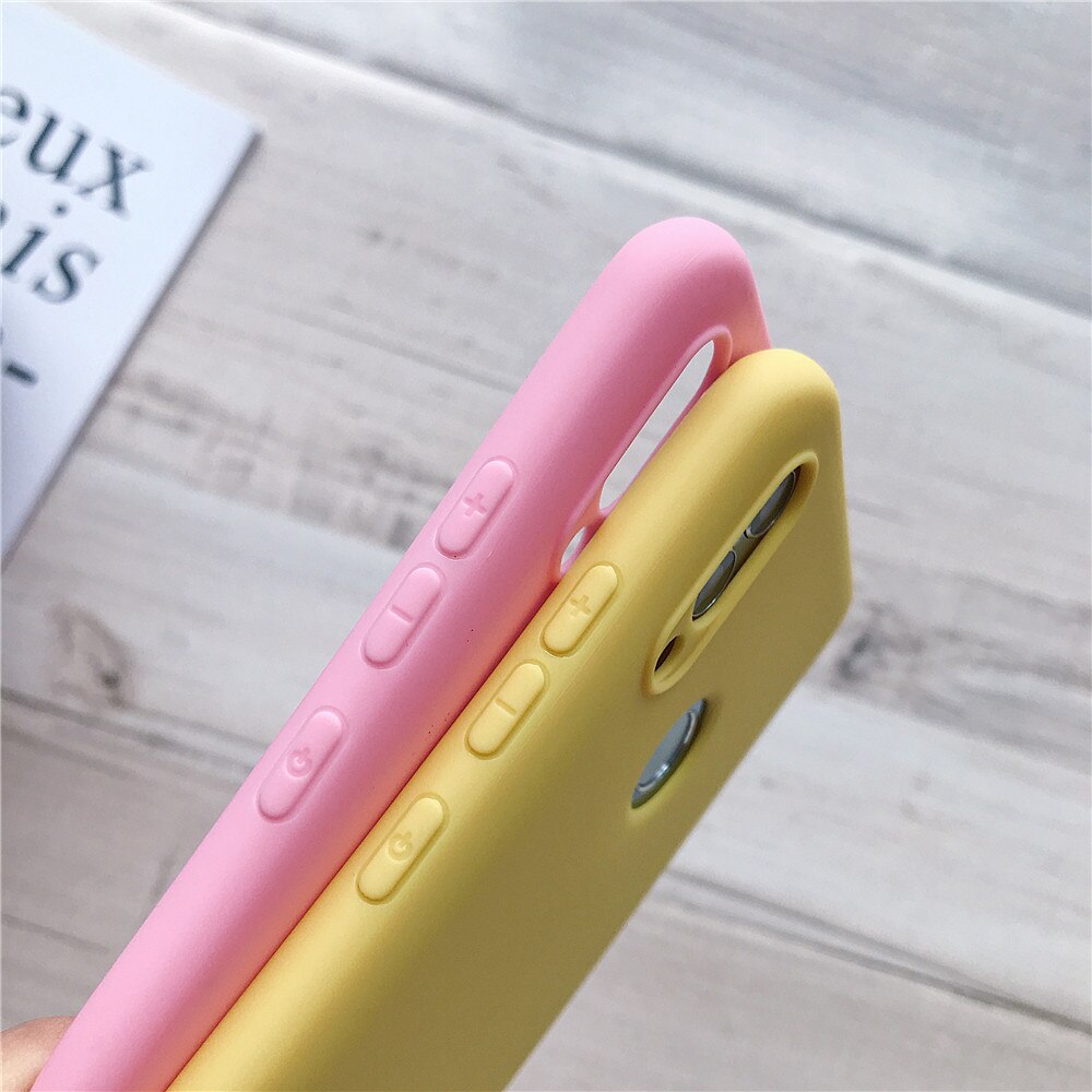 Anymob Samsung Dark Pink Plain Candy Color Mobile Silicone Protective Case-Mobile Phone Cases-PEROZ Accessories